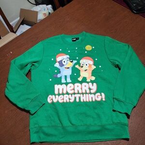 NWOT ... Bluey Green Merry Everything Sweater